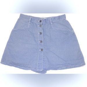 Vintage Blue and white gingham plaid cotton skort NY Jeans